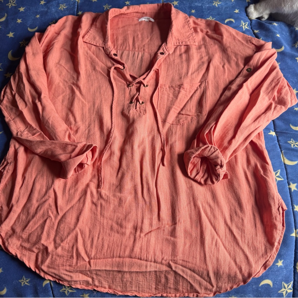 Maurices Coral Blouse